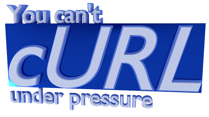 you cannot curl under pressure logo